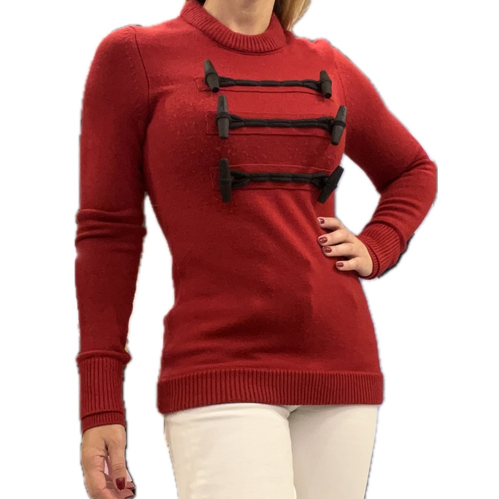 Burberry Brit Red Wool Sweater